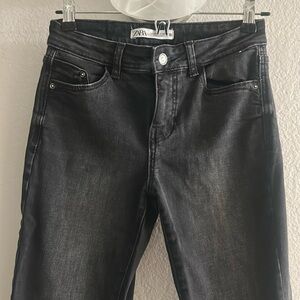 Women ZARA DENIM. Gray wash